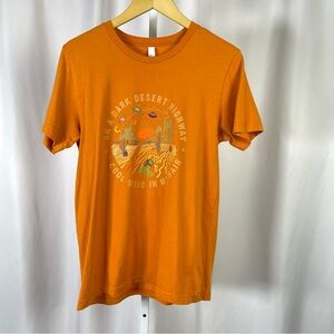 Bella Canvas Medium Vibrant Orange Desert Tee Boho Nature Hiking Graphic